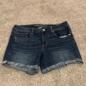 American eagle midi shorts